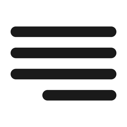 Text description rtl 24 filled icon, filled style, from Fluent UI System Icons