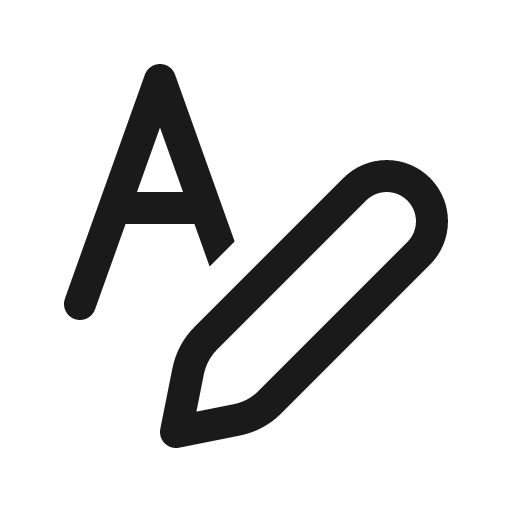 Text edit style 16 regular icon, solid style, from Fluent UI System Icons