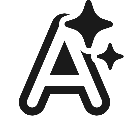 Text effects sparkle 24 regular icon, solid style, from Fluent UI System Icons