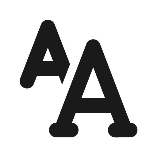 Text font 16 filled icon, filled style, from Fluent UI System Icons