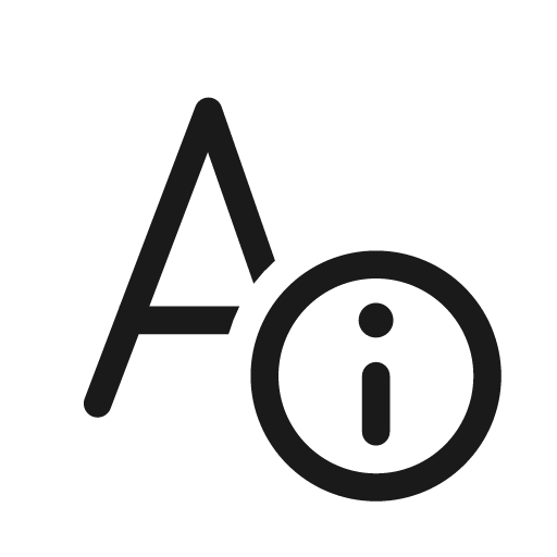 Text font info 20 regular icon, solid style, from Fluent UI System Icons