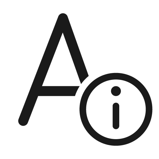Text font info 24 regular icon, solid style, from Fluent UI System Icons