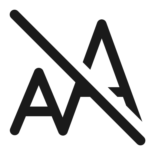 Text font size off 16 regular icon, solid style, from Fluent UI System Icons