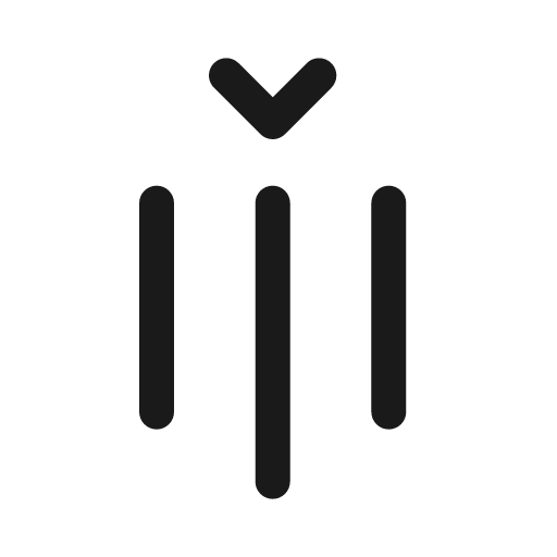 Text indent increase rtl rotate 270 24 regular icon, solid style, from Fluent UI System Icons