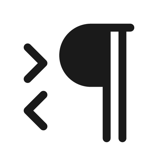 Text paragraph direction 20 filled icon, filled style, from Fluent UI System Icons