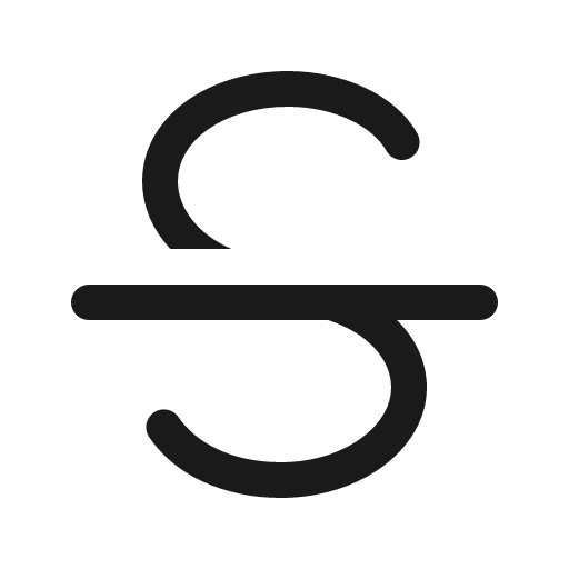 Text strikethrough 16 regular icon, solid style, from Fluent UI System Icons