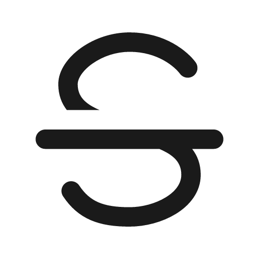 Text strikethrough 20 filled icon, filled style, from Fluent UI System Icons
