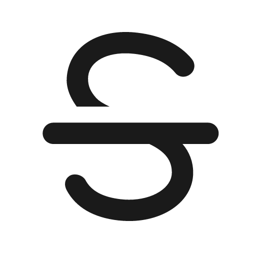 Text strikethrough 24 filled icon, filled style, from Fluent UI System Icons