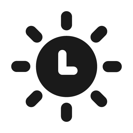 Time and weather 24 filled icon, filled style, from Fluent UI System Icons