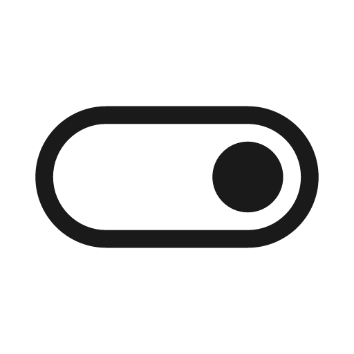 Toggle right 20 regular icon, solid style, from Fluent UI System Icons
