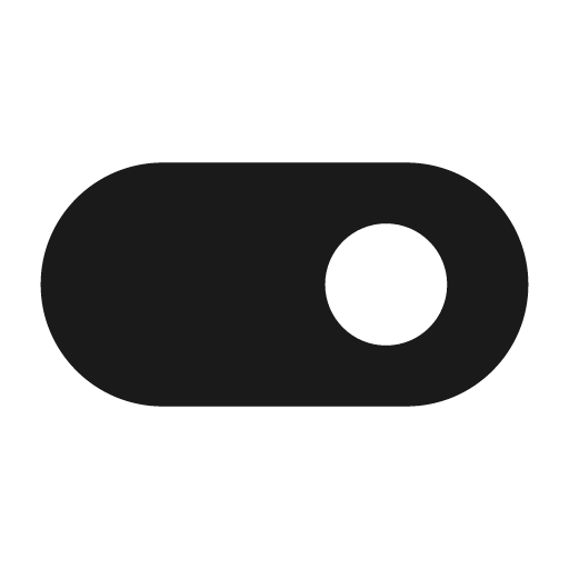 Toggle right 28 filled icon, filled style, from Fluent UI System Icons