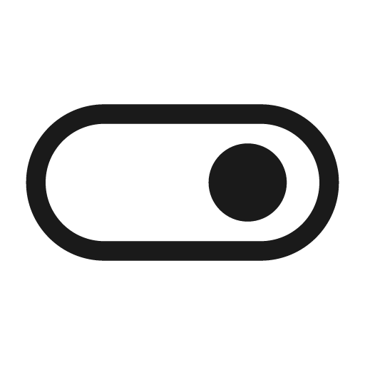 Toggle right 28 regular icon, solid style, from Fluent UI System Icons