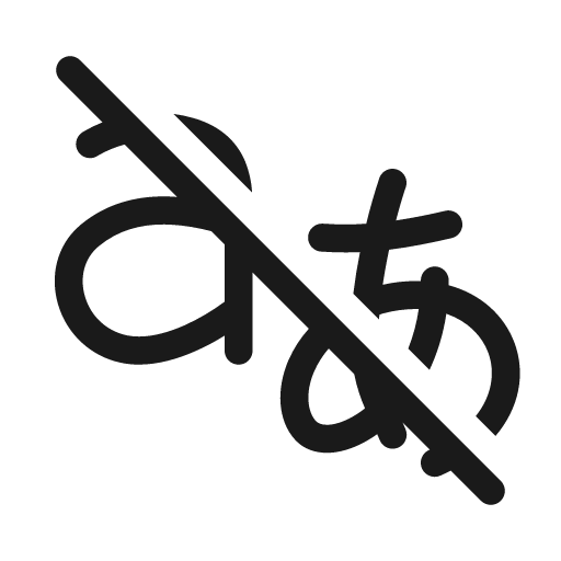Translate off 20 regular icon, solid style, from Fluent UI System Icons