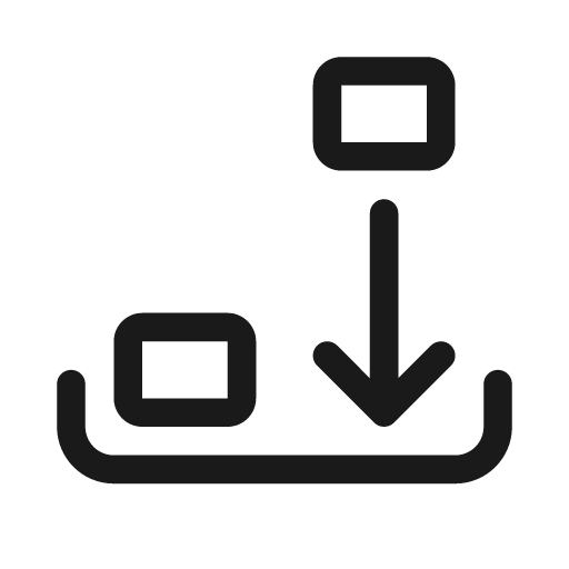 Tray item add 20 regular icon, solid style, from Fluent UI System Icons