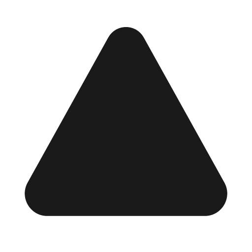 Triangle 28 filled icon, filled style, from Fluent UI System Icons