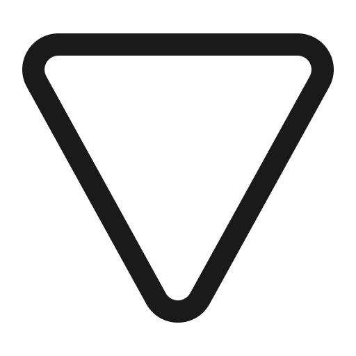Triangle down 32 regular icon, solid style, from Fluent UI System Icons