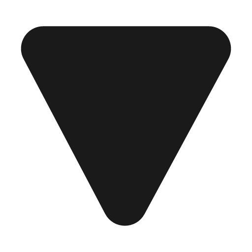 Triangle down 48 filled icon, filled style, from Fluent UI System Icons