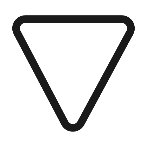 Triangle down 48 regular icon, solid style, from Fluent UI System Icons