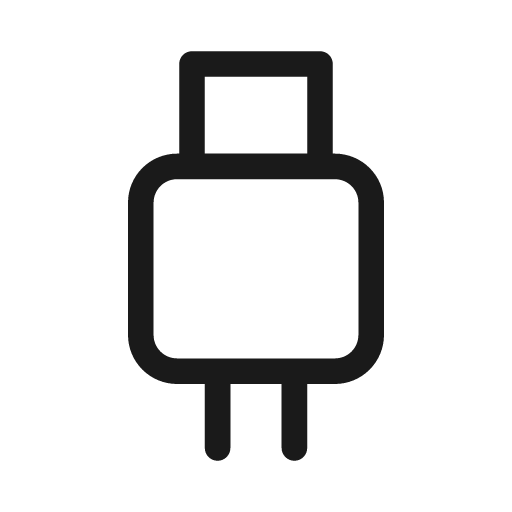 Usb plug 20 regular icon, solid style, from Fluent UI System Icons
