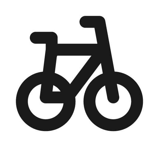Vehicle bicycle 20 filled icon, filled style, from Fluent UI System Icons