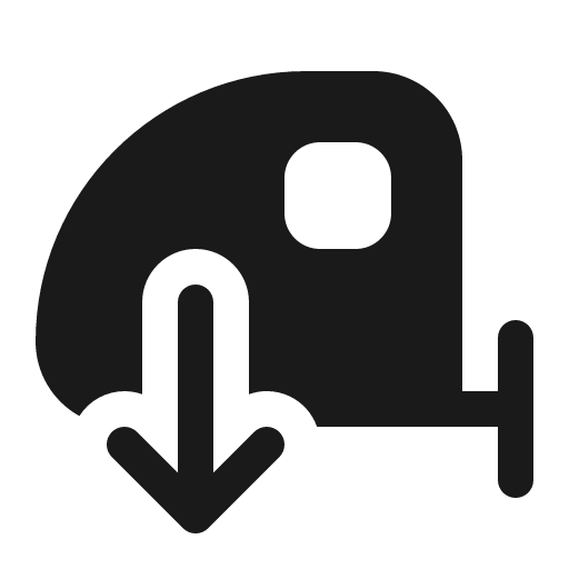 Vehicle trailer arrow down 16 filled icon, filled style, from Fluent UI System Icons