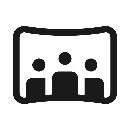 Video 360 20 regular icon, solid style, from Fluent UI System Icons