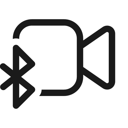 Video bluetooth 20 regular icon, solid style, from Fluent UI System Icons