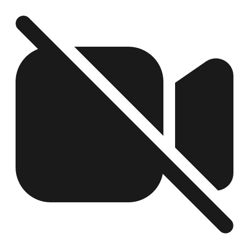 Video off 32 filled icon, filled style, from Fluent UI System Icons