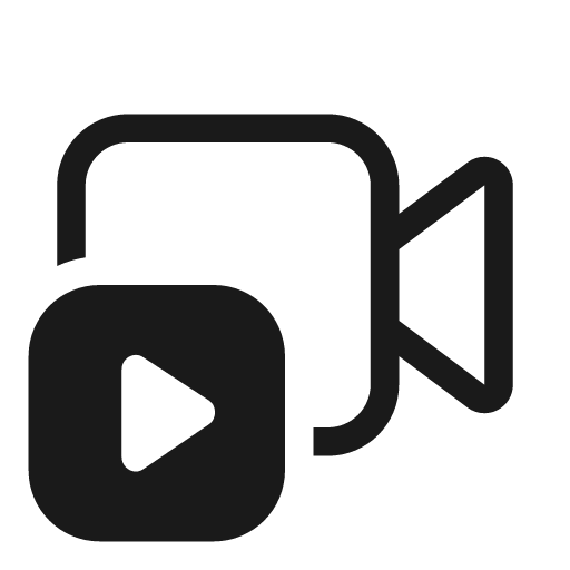 Video recording 20 regular icon, solid style, from Fluent UI System Icons