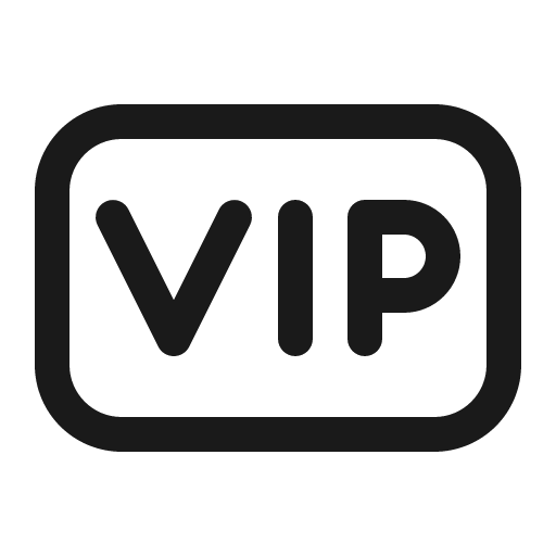 Vip 16 regular icon, solid style, from Fluent UI System Icons