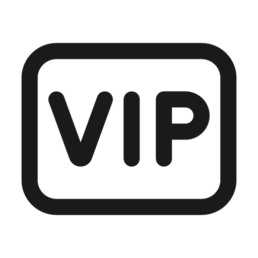 Vip 24 regular icon, solid style, from Fluent UI System Icons