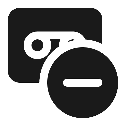 Voicemail subtract 16 filled icon, filled style, from Fluent UI System Icons