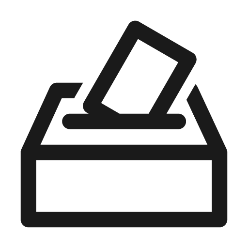 Vote 24 regular icon, solid style, from Fluent UI System Icons