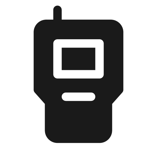 Walkie talkie 28 filled icon, filled style, from Fluent UI System Icons