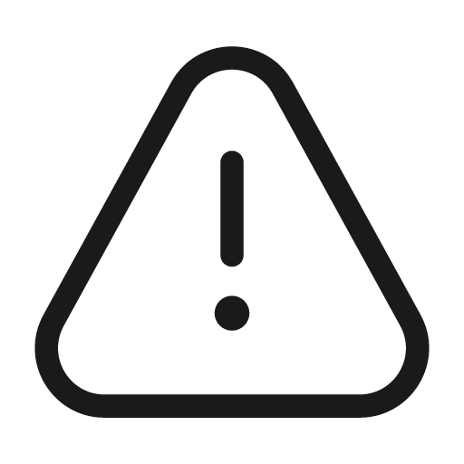 Warning 20 regular icon, solid style, from Fluent UI System Icons
