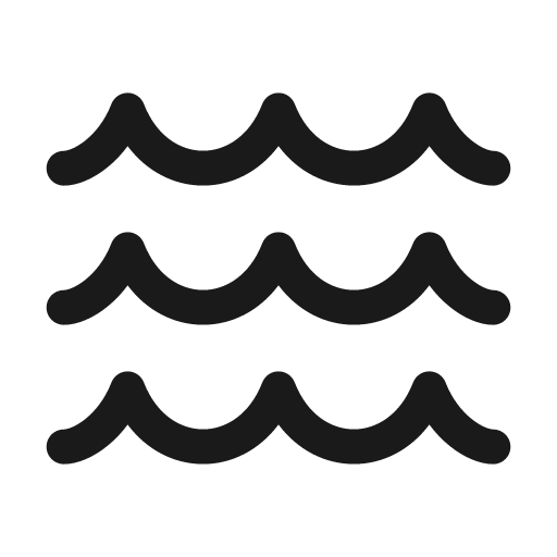 Water 48 filled icon, filled style, from Fluent UI System Icons