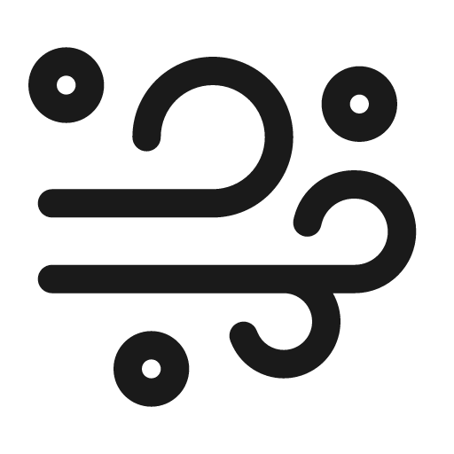 Weather duststorm 48 filled icon, filled style, from Fluent UI System Icons
