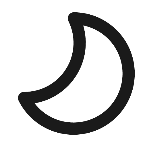Weather moon 12 regular icon, solid style, from Fluent UI System Icons