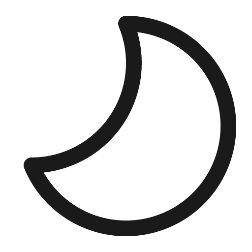 Weather moon 16 regular icon, solid style, from Fluent UI System Icons