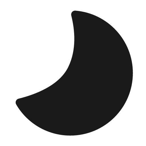 Weather moon 28 filled icon, filled style, from Fluent UI System Icons