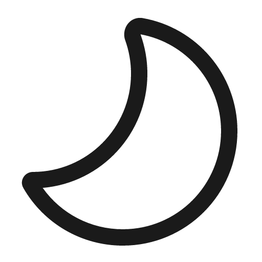 Weather moon 32 regular icon, solid style, from Fluent UI System Icons
