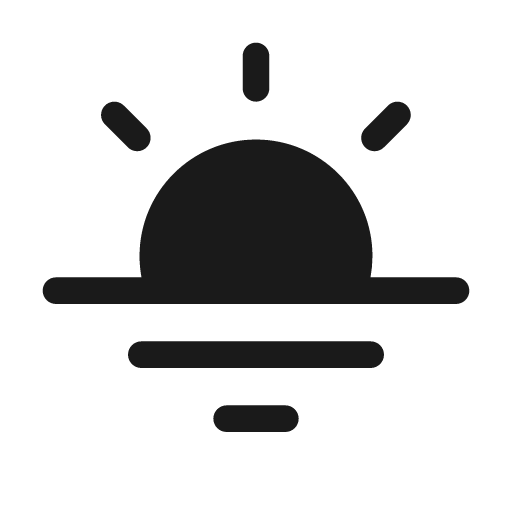 Weather sunny low 48 filled icon, filled style, from Fluent UI System Icons