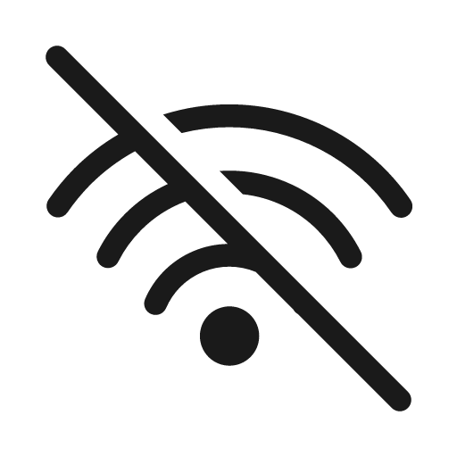Wifi off 20 regular icon, solid style, from Fluent UI System Icons