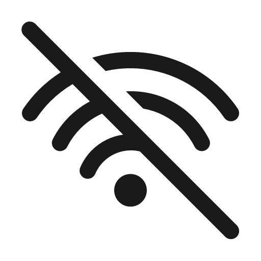 Wifi off 24 regular icon, solid style, from Fluent UI System Icons