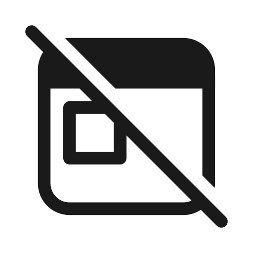 Window ad off 20 filled icon, filled style, from Fluent UI System Icons