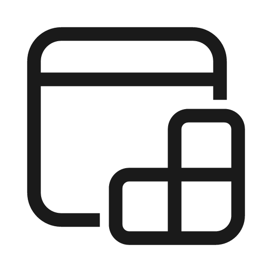 Window apps 28 regular icon, solid style, from Fluent UI System Icons