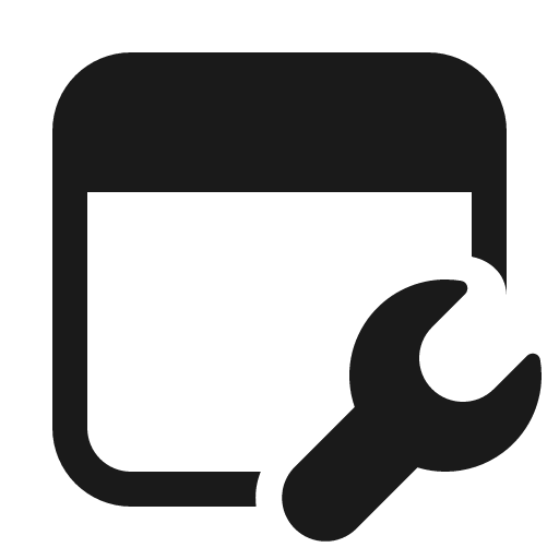 Window wrench 32 filled icon, filled style, from Fluent UI System Icons
