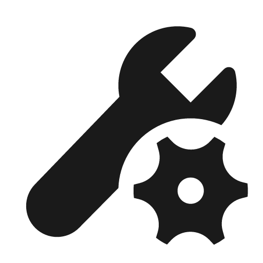 Wrench settings 20 filled icon, filled style, from Fluent UI System Icons