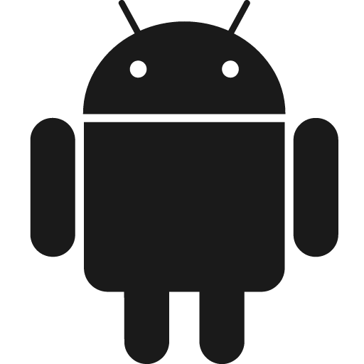 Android icon, solid style, from Fontisto