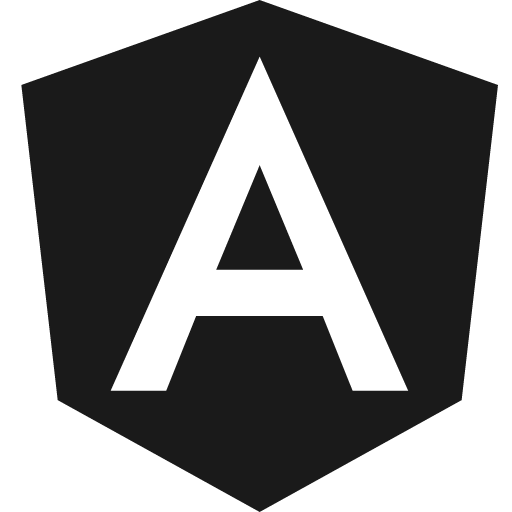 Angularjs icon, solid style, from Fontisto
